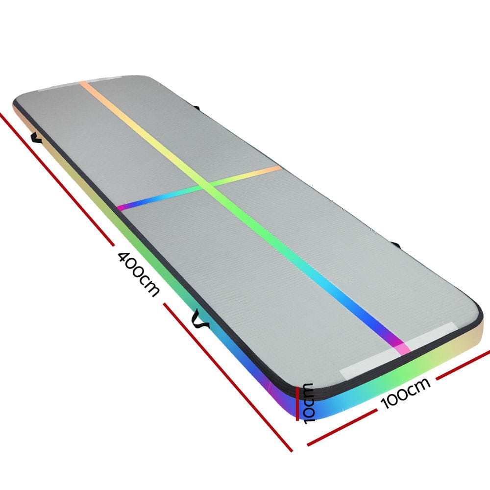 Everfit 4X1M Air Track Inflatable Tumbling Mat Gymnastics Yoga Mat - SportZone.co.nz