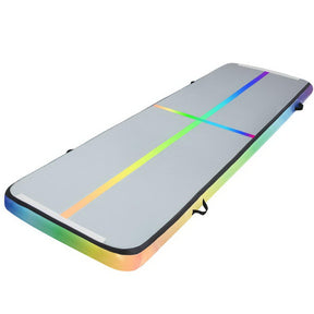 Everfit 4X1X0.2M Air Track Inflatable Tumbling Mat Gymnastics Yoga Mat - SportZone.co.nz