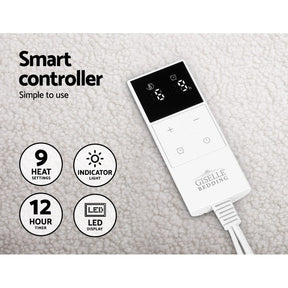 Giselle Bedding Double Size Electric Blanket Fleece - SportZone.co.nz