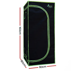 GREEN FINGERS GROW 1000W Full Spectrum LED Grow Tent Kit – 80x80x160cm w/ 4" Vent Fan - SportZone.co.nz