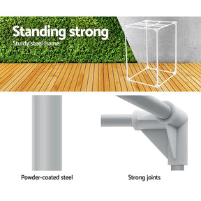 Green Fingers Grow Tent 60x60x90CM Hydroponics Kit Indoor Plant Room System - SportZone.co.nz