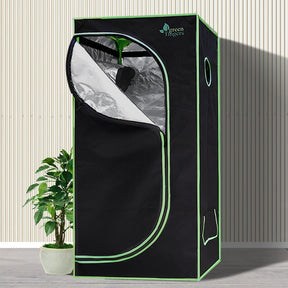 Green Fingers Grow Tent Light Kit 60x60x140CM 600W LED 4" Vent Fan,Green Fingers Grow Tent Light Kit LED 600W Full Spectrum 4" Vent 60x60x140CM - SportZone.co.nz