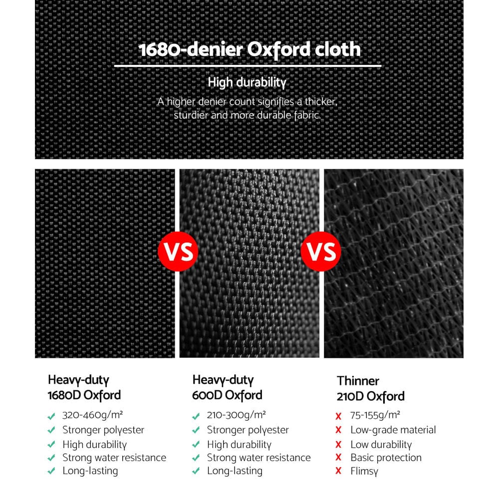 Greenfingers Grow Tent 900x90x180CM 1680D Hydroponics Kit Indoor Plant Room System - SportZone.co.nz