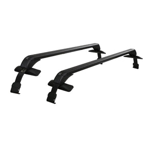 Universal Car Roof Rack Cross Bars 90cm Aluminium Adjustable Lockable 45kg Clamps - SportZone.co.nz