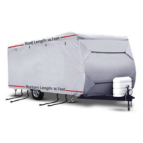 Weisshorn 14 - 16ft Caravan Cover Campervan 4 Layer UV Water Resistant - SportZone.co.nz