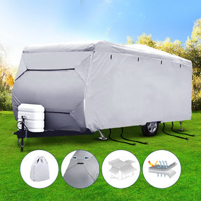 Weisshorn 16 - 18ft Caravan Cover Campervan 4 Layer UV Water Resistant - SportZone.co.nz
