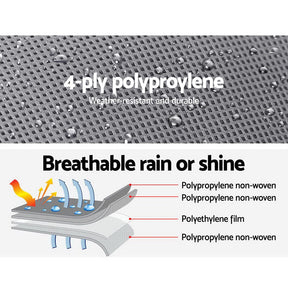 Weisshorn 22 - 24ft Caravan Cover Campervan 4 Layer UV Water Resistant - SportZone.co.nz