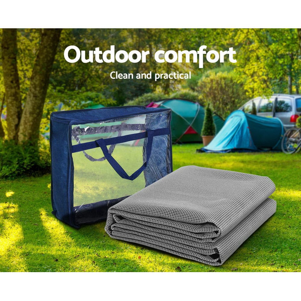 Weisshorn 3M X 2.5M Annex Matting Floor Mats Mesh Caravan Camping Annexe - SportZone.co.nz