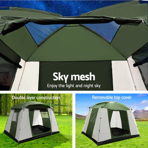 Weisshorn Camping Tent 6 Person Tents Family Hiking Dome - SportZone.co.nz